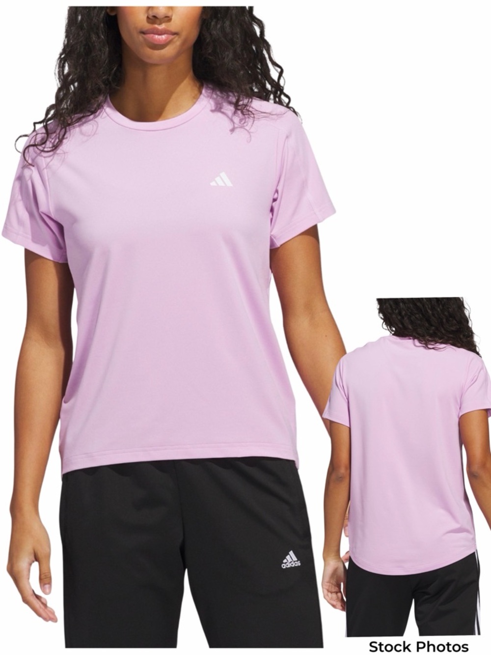 NWOT adidas Women’s Lavender Performance Active Tee Medium